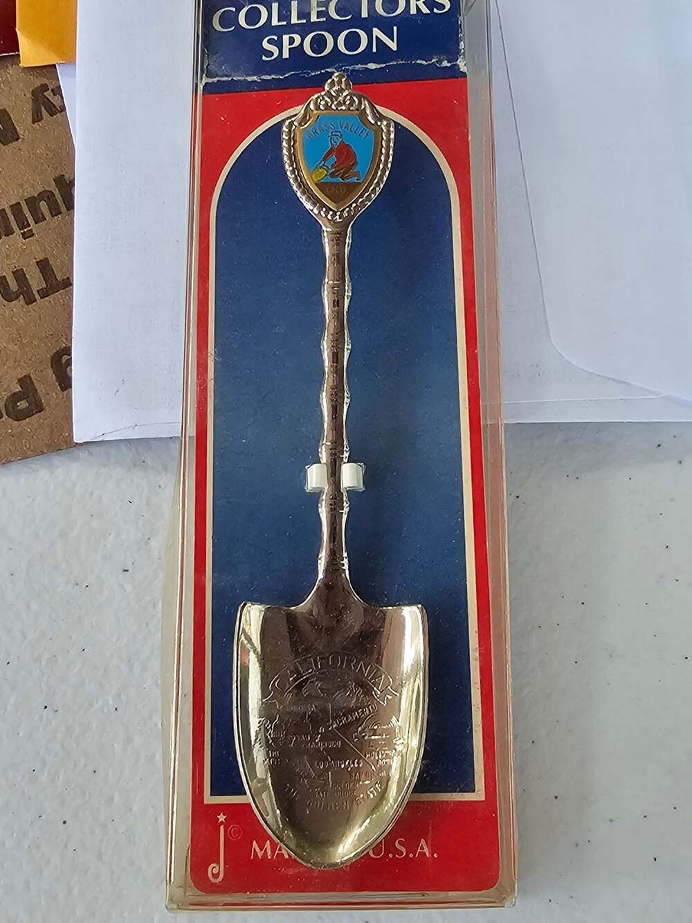 California Souvenir Shovel Spoon Grass Valley